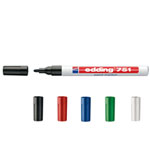 Edding 751 Lackmarker mit Rundspitze 1-2 mm, markieren nahezu aller Materialien