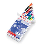 Edding 750 Lackmarker mit Rundspitze, Schachtel a 10 Stück, markieren nahezu aller Materialien,