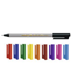 Edding 89 Office Einwegfineliner mit metallgefasster Kunststoffspitze