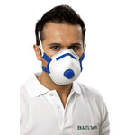 Ekastu Atemschutzmaske Mandil Soft FFP2 Partikelmaske mit Ausatemventil