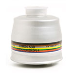 Ekastu Aluminiumfilter DIRIN 530 ABEK2 Hg NO 20CO-P3R D Mehrbereichs-Kombifilter mit Rundgewinde