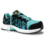 Jori Sicherheitshalbschuh Speedy blau türkis ESD S1P Kunststoffkappe, atmungsaktives Textilfutter, sportlicher look, Damen