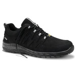 Elten Berufshalbschuh Maddox schwarz leder low ESD O2 Atmungsaktiver Lederschuh mit Fersendämpfung im sportlichem Look