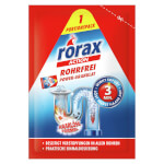Rorax Rohrfrei Power-Granulat (One shot) beseitigt Rohverstopfungen wie Haare und Fett