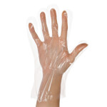 Franz Mensch HDPE-Handschuh Polyclassic Strong transparent im praktischen Spenderkarton