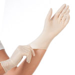 Franz Mensch Einmalhandschuhe Grip Light weiß puderfreie Einweg-Handschuhe aus Latex