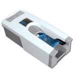 Franz Mensch Hygostar Überschuhspender Hygomat Classic  kleiner automatischer Überschuhspender ohne Strom