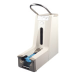 Franz Mensch Hygostar Überschuhspender Hygomat Comfort kleiner benutzerfreundlicher Überschuhspender ohne Strom