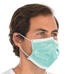 Franz Mensch medizinischer Mundschutz Typ II 3-lagiger Mundschutz aus Polypropylen-Vlies mit CE-Kennzeichnung