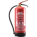 GLORIA Pulver-Feuerlöscher PD12GA mit Druckhebelarmatur und Manometer