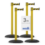 Sparset 4x Gurtpfosten für den Außenbereich Kunststoffpfosten in verschiedenen Farben