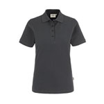 Hakro Damen-Poloshirt CLASSIC anthrazit Piqué-Poloshirt aus 100 % Baumwolle