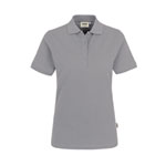 Hakro Damen-Poloshirt CLASSIC mittelgrau Piqué-Poloshirt aus 100 % Baumwolle