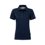 Hakro Damen Poloshirt Cotton-Tec dunkelblau pflegeleicht und aus temperaturregulierenden Funktionsfasern