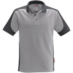 Berufsbekleidung Poloshirts HAKRO Herren-Poloshirt 'contrast performance', mittelgrau,