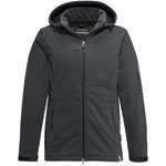 Hakro Herren-Softshell-Jacke Ontario anthrazit atmungsaktiv, wasserabweisend, winddicht, abnehmbare Kapuze