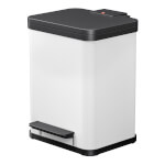 Hailo ProfiLine Solid Öko Kunststoff Abfallsammler mit gedämpftem Schließ-Mechanismus,