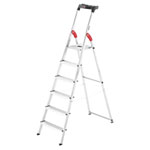 Hailo L60 StandardLine Aluminium Sicherheitsstehleiter 6 Stufen, Arbeitshöhe: max. 328 cm