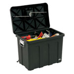 Hünersdorff Gerätekisten aus Kunststoff 60 Liter mit Klapphandgriffen für den einfachen Transport