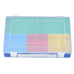 Hünersdorff Sortimentskasten PP-Premium mit 9 Einsatzboxen bruchsicher und formstabil