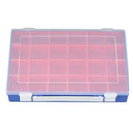 Hünersdorff Sortimentskasten PP-Premium mit 24 Einsatzboxen bruchsicher und formstabil