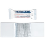 Alumed Verbandpäckchen klein steril verpackte und elastisches Fixierbinde mit Wundauflage