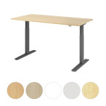 Hammerbacher Sitz-Steh-Schreibtisch elektrisch stufenlos höhenverstellbar