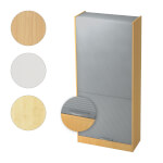 Hammerbacher Rollladenschrank Solid mit Bogengriff mit 5 Ordnerhöhen