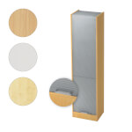 Hammerbacher Rollladenschrank Solid mit Chromgriff mit 5 Ordnerhöhen