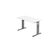 Hammerbacher Schreibtisch O-Serie mini 140x67 höheneinstellbar mit Rasterung 1 cm