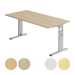 Hammerbacher Schreibtisch O-Serie 200x100 höheneinstellbar mit Rasterung 1 cm