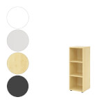 Hammerbacher Regal Advanced 9 schmal mit 3 Ordnerhöhen