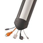 Serpa Kabelbrücke EasyLoader Alu von oben zu bestücken, Set inkl. 2 Endkappen