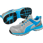 Puma Sicherheitsschuhe Xcite Grey Low S1P ESD HRO SRC mit Fiberglaskappe, Schnellverschluss und sockenähnlicher Passform