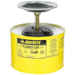 Justrite Sparanfeuchter 2,0 L Stahl mit Flammsperre und Pumpwerk