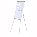 Jansen Display Flipchart Scritto Standard 680x1000 auf stufenlos höhenverstellbarem Dreibeinstativ