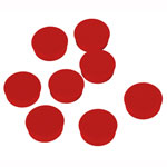 Jansen Display Scritto Haftmagnete rot für magnethaftende Oberflächen