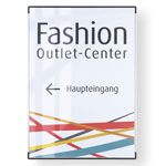 SignCode Wall Infotafel A3 mit Kunststoffabdeckung und Aluminiumrahmen für Papiereinlagen