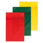 Magnettaschen aus Kunststofffolie, mit Regenschutzklappe