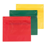 Magnettaschen aus Kunststofffolie, mit Regenschutzklappe