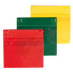 Magnettaschen aus Kunststofffolie, mit Regenschutzklappe