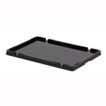 Transportboxen Zubehör Stülpdeckel, schwarz