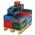 Transportboxen Schwerlast-Transportkästen aus Polypropylen,