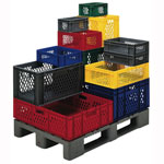 Transportboxen Euro-Transport-Stapelkästen aus Polypropylen,