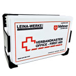 Betriebsverbandkasten Office First Aid weiß mit Füllung nach DIN 13157