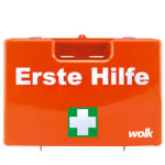 wolk Erste-Hilfe-Koffer Klein orange mit Füllung nach DIN 13157