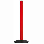 Gurtpfosten Extend Safety Aluminiumpfosten: rot, Gurt: rot/weiß
