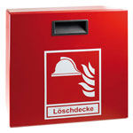 Schutzbox für Löschdecke Löschdeckenbehälter LD1 , aus verzinktem Stahlblech
