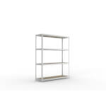 Regalsysteme Weitspannregale META SPEED-RACK, verzinkt, gleichschenklige Winkelprofile,