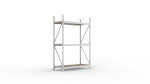 Regalsysteme Weitspannregale META MINI-RACK Grundregal, verzinkt,